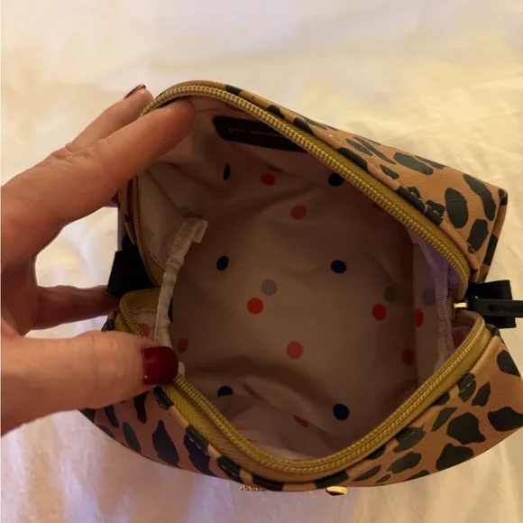 Stella & Dot Leopard Pouf. New. - Picture 3 of 3